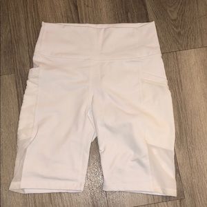 Powerhold by Fabletics white bike shorts